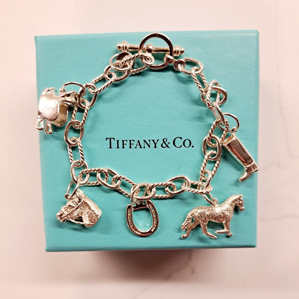 Rare Tiffany & Co Equestrian Charm Bracelet